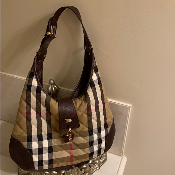 Burberry Handbags - Burberry Hobo Shoulder Bag